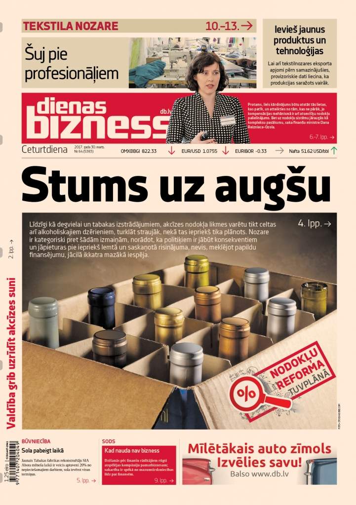 Lielāka akcīze graus alkoholisko dzērienu nozari