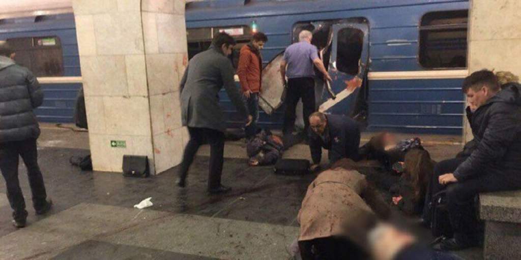 Papildināta - Sprādzienā Sanktpēterburgas metro vismaz 11 nogalinātie