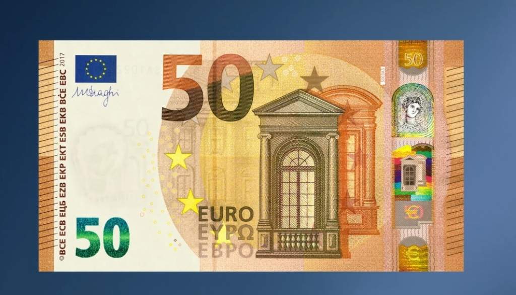 Apgrozībā laista jaunā 50 eiro banknote