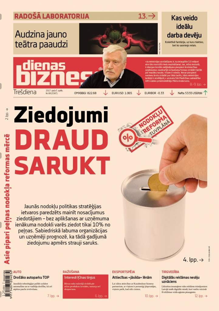 Mainīs uzņēmumu ziedošanas paradumus 