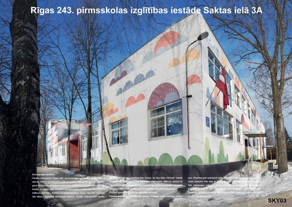 Izvēlēti Rīgas izglītības iestāžu ēku apdares konkursa uzvarētāji