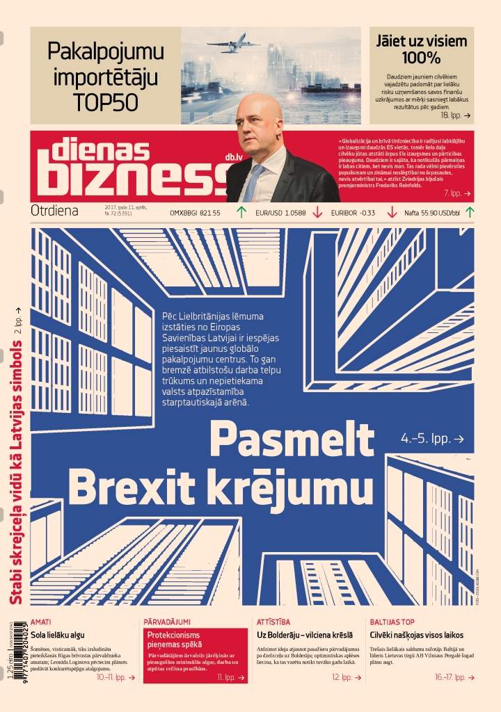 Mudina arī Latviju noķert Brexit vilni