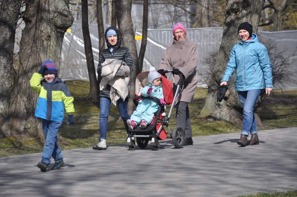 No ziemas guļas modina Liepājas Jūrmalas parku