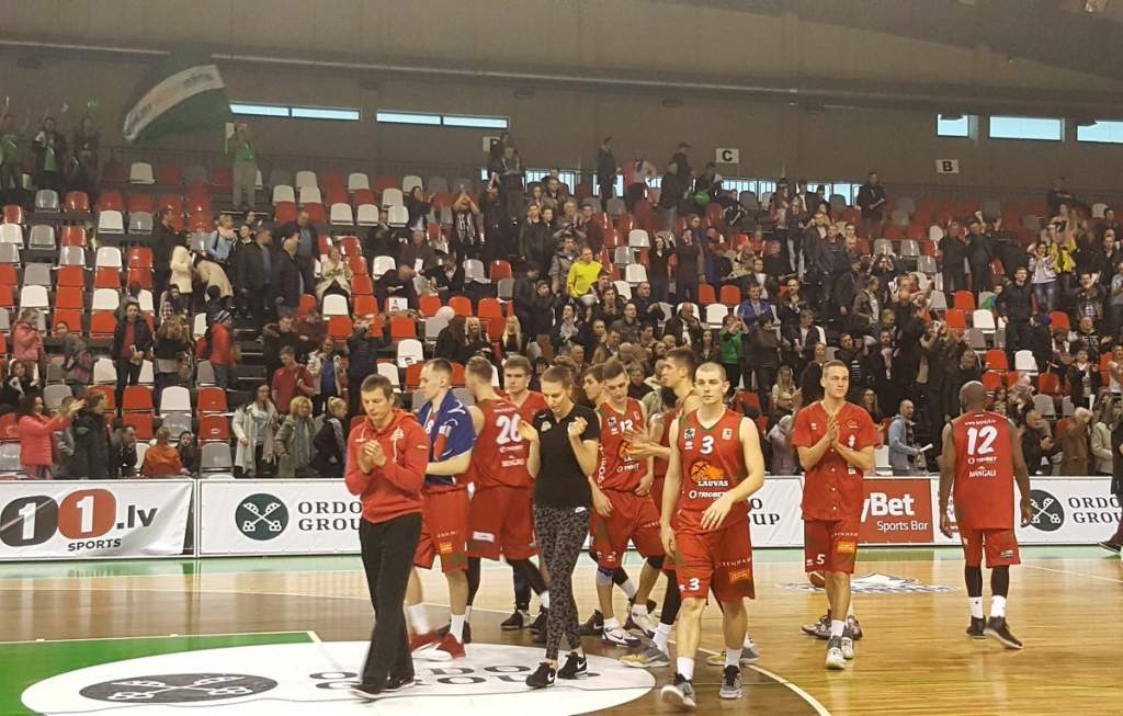 "Liepāja/Triobet" piedzīvo sagrāvi ceturtdaļfināla pirmajā spēlē