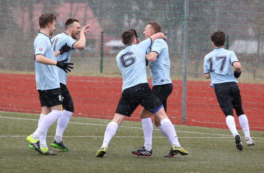 "Grobiņas SC" futbolisti pirmajā līgā sarūgtina "Audu"