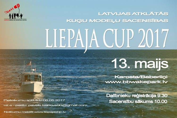 Liepājā notiks Latvijas atklātās kuģu modeļu sacensības