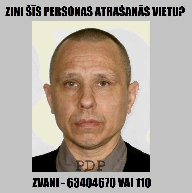 Liepājā pazudis vēl viens vīrietis; policija lūdz palīdzību