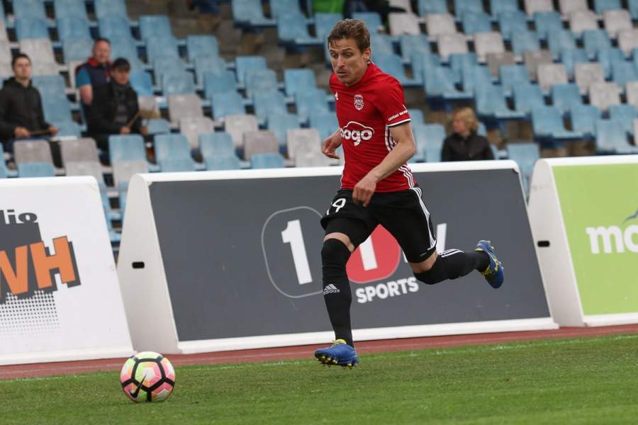 "Liepāja"/"Mogo" futbolisti tikai mača beigu daļā salauž pastarīti "Babīti"/"Dinamo"