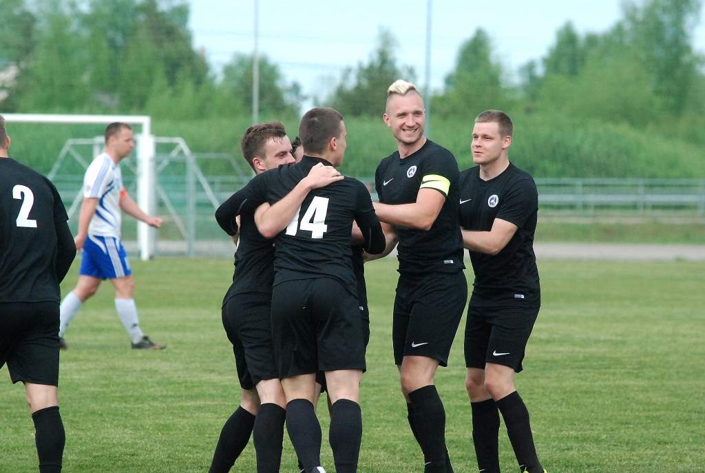 "Grobiņas SC" pirmajā līgā uzvar "Jēkabpils/JSC" vienību