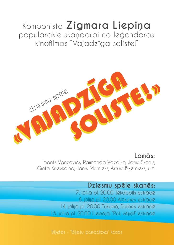 Koncertuzvedums “Vajadzīga soliste!”