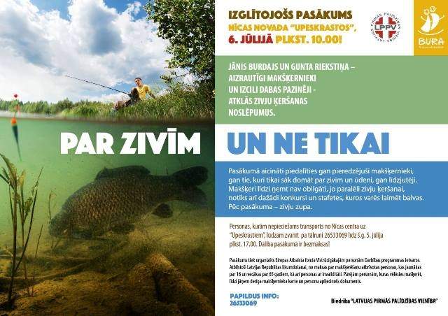 Pie Bārtas upes būs pasākums makšķerniekiem