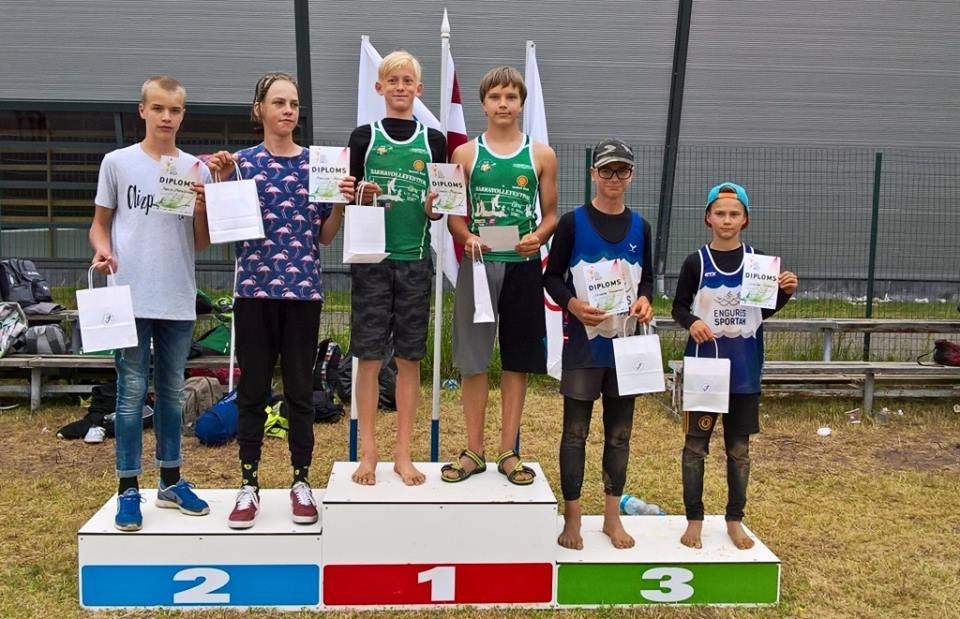 Izcīna otro vietu Latvijas Jaunatnes čempionāta trešajā posmā