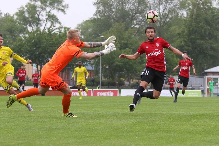 "Liepāja"/"Mogo" Latvijas kausa ceturtdaļfināla mačā mazākumā kompensācijas laikā izrauj uzvaru pret "Ventspili"