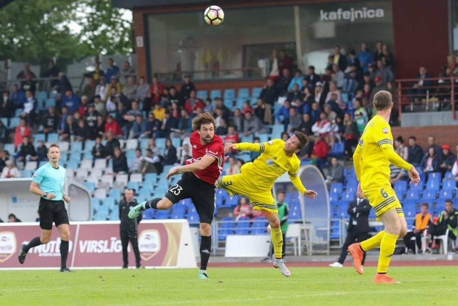 "Ventspils" un "Liepāja"/"Mogo" futbolisti 80. Kurzemes derbijā cīnās bezvārtu neizšķirti