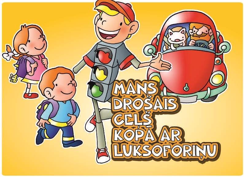 CSDD pirmklasniekiem dāvinās grāmatu par satiksmes noteikumiem