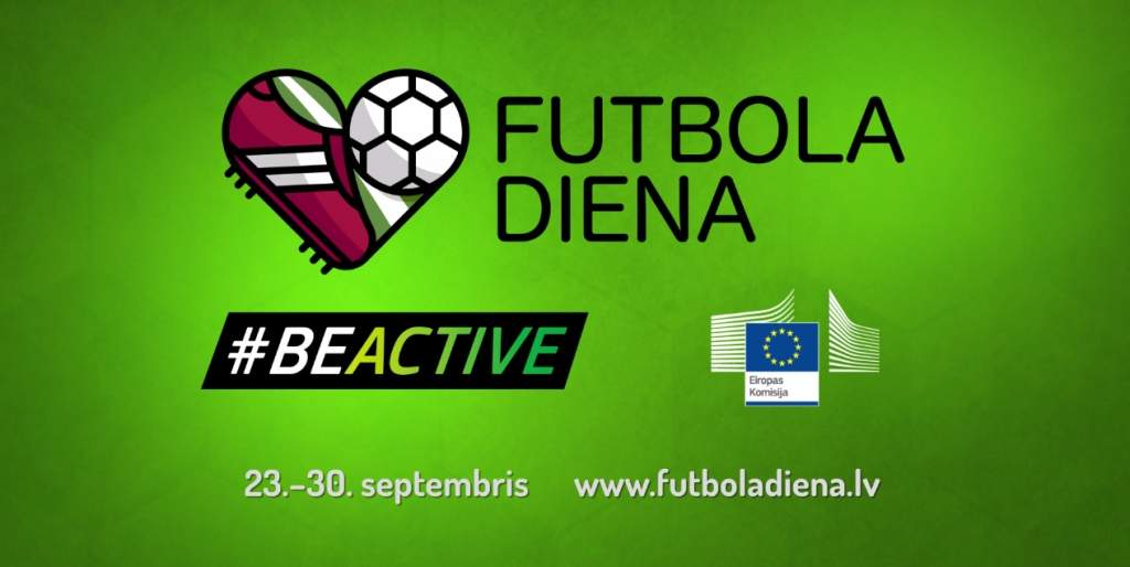 Futbola un sporta mīļi aicināti pieteikt savus Futbola dienas pasākumus