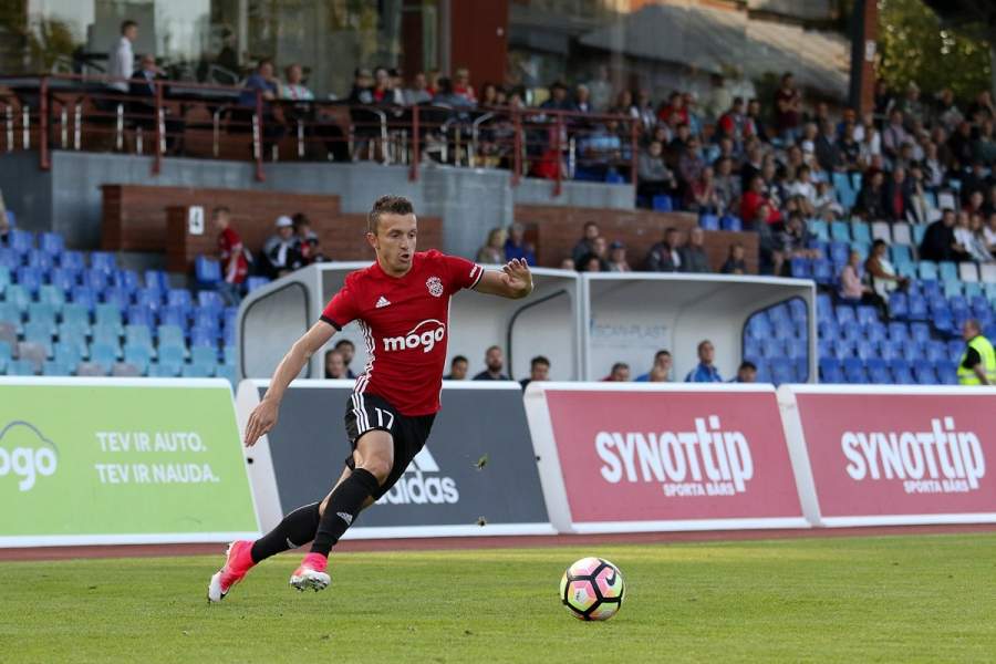 Vicelīdere "Liepāja"/"Mogo" virslīgas spēlē atspēlē divu vārtu deficītu un uzvar "Metta"/LU