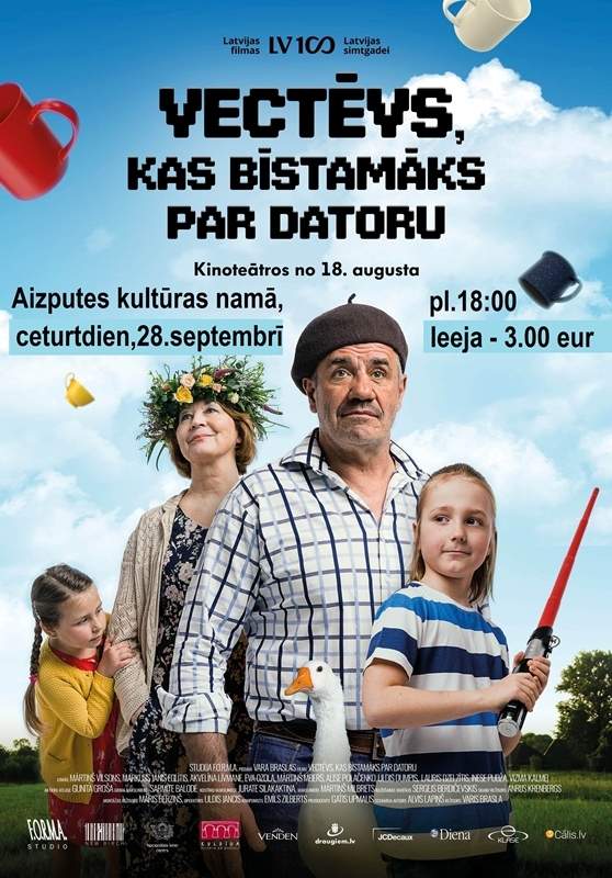 Ģimenes filma "Vectēvs, kas bīstamāks par datoru"