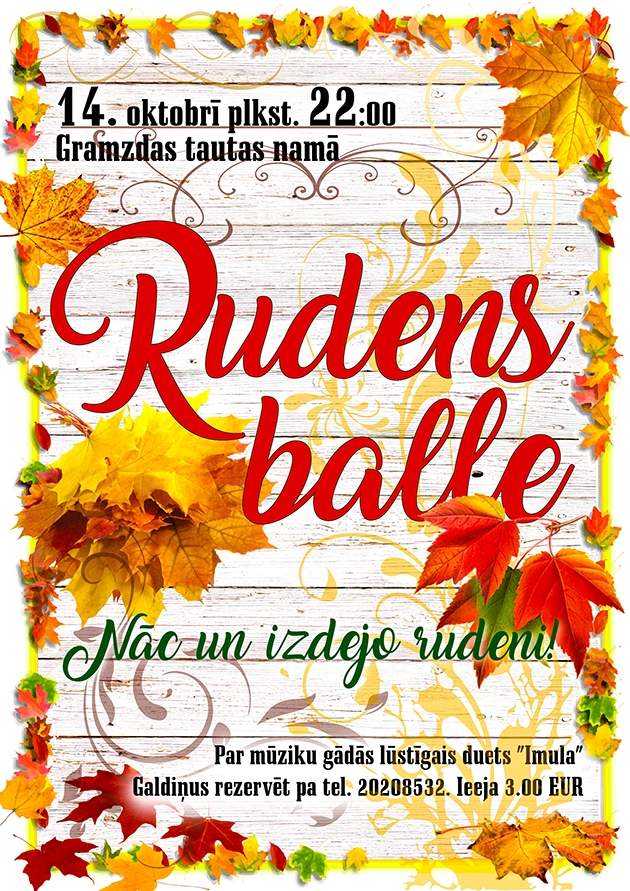 Rudens balle Gramzdā