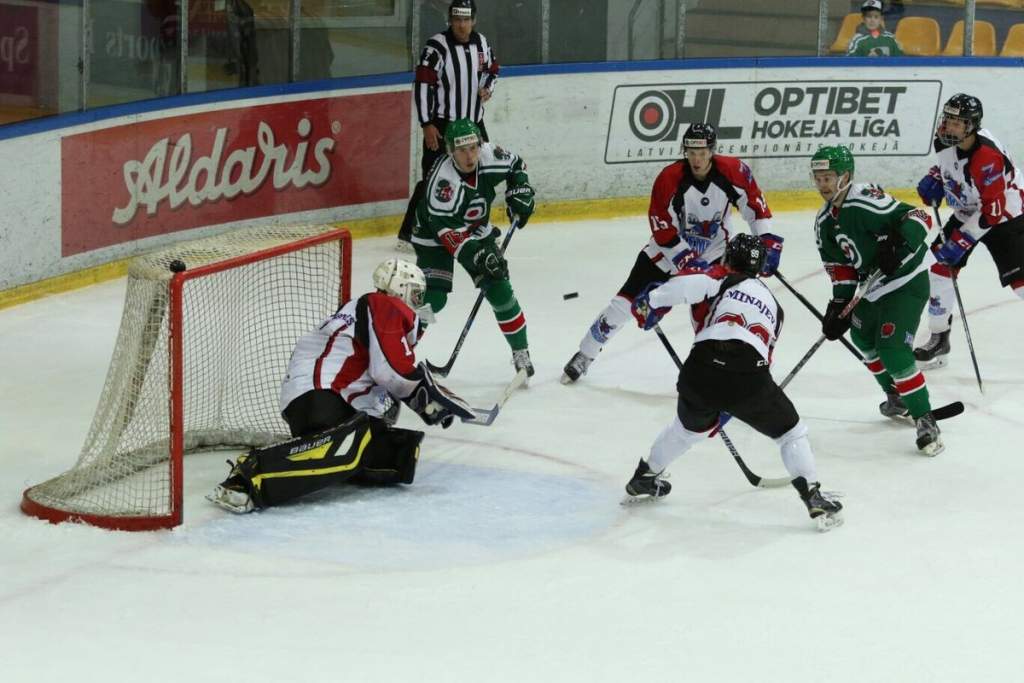 ''Mogo'', ''Kurbads'' un ''Liepāja''/''Optibet'' hokejisti izcīna graujošas uzvaras virslīgas čempionāta mačos