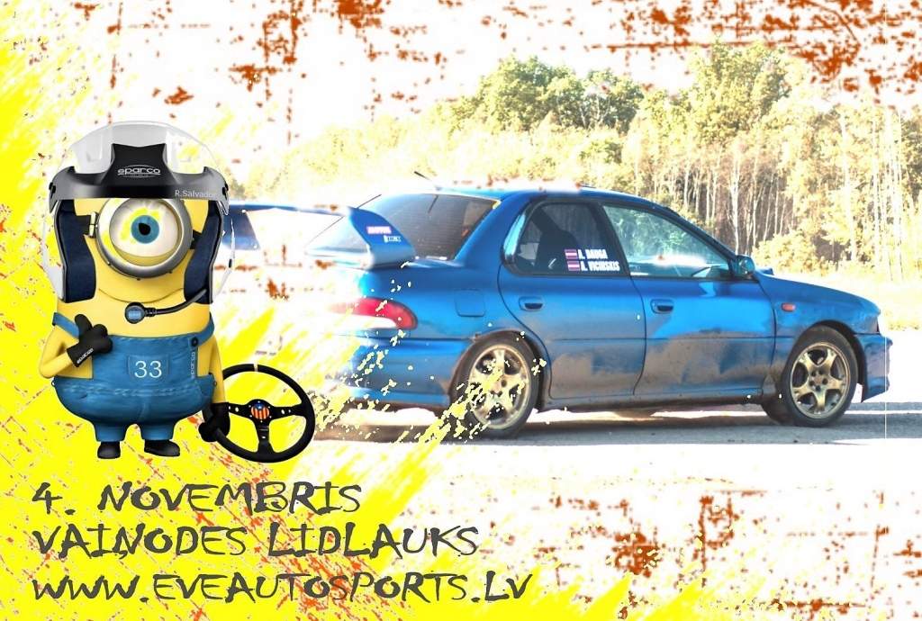 Vaiņodes lidlaukā varēs iesildīties gaidāmajam autosprinta seriālam "EVE ziemas kauss 2018"