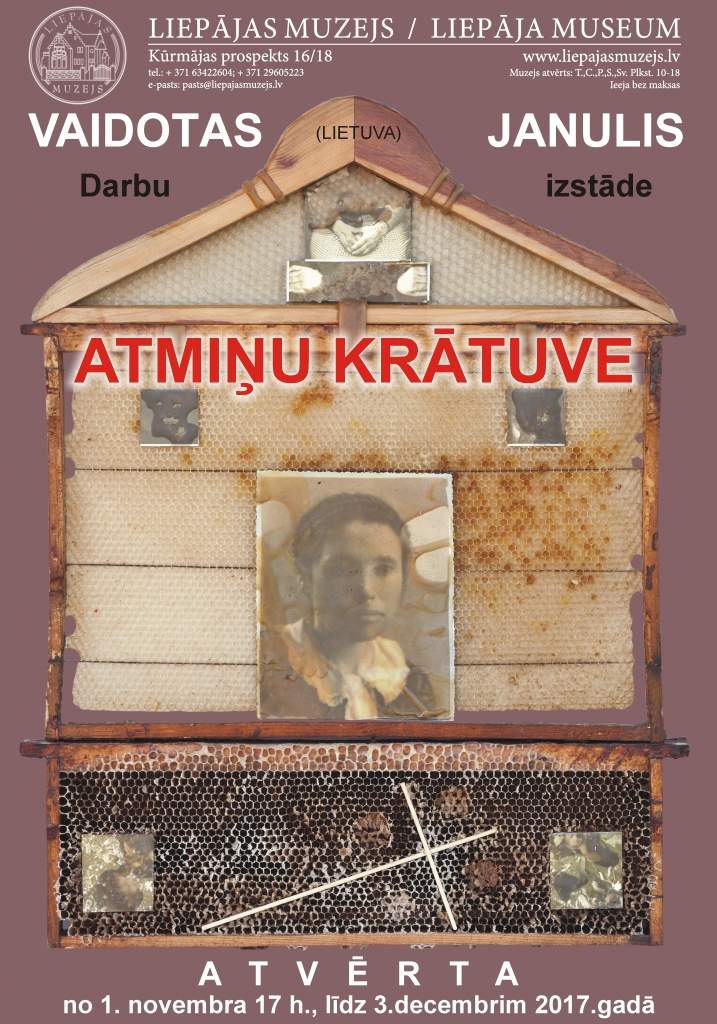 Atklās Lietuvas mākslinieka Vaidota Januļa izstādi ''Atmiņu krātuve''
