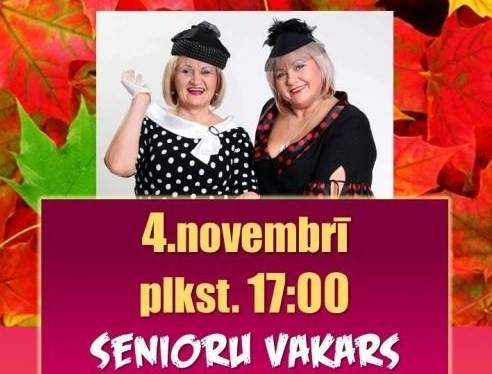 Senioru vakars Apriķos