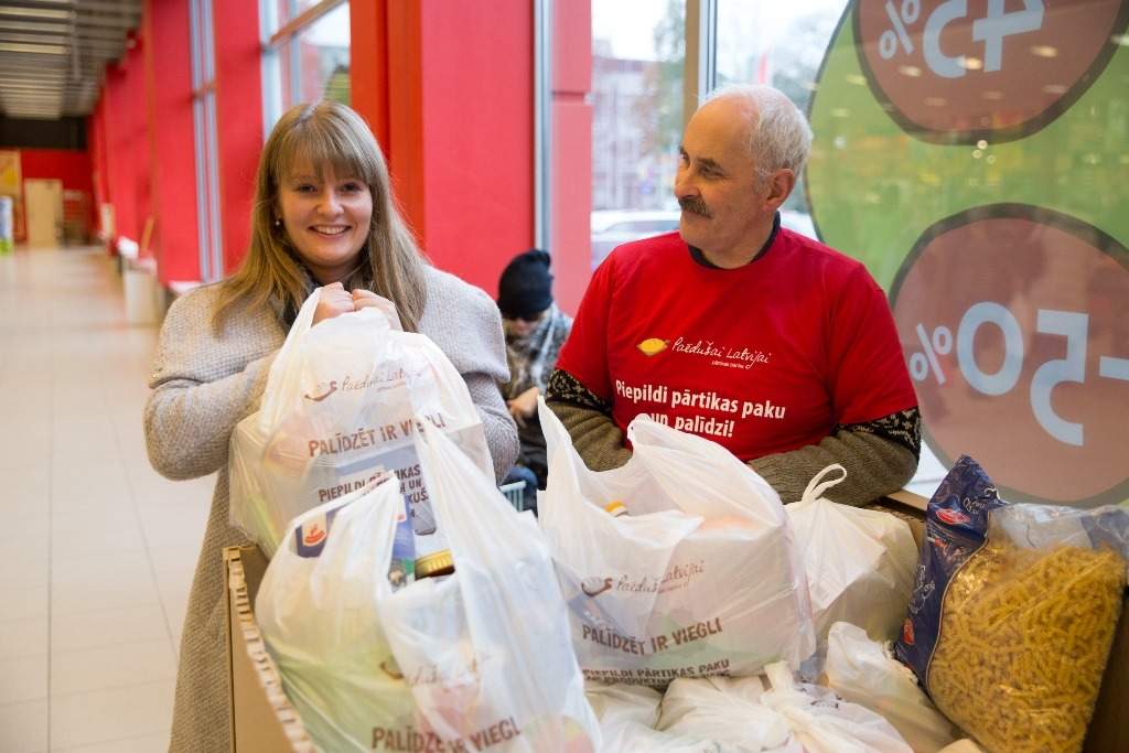 Pārtikas banka ''Paēdušai Latvijai'' aicinās piepildīt labdarības pakas