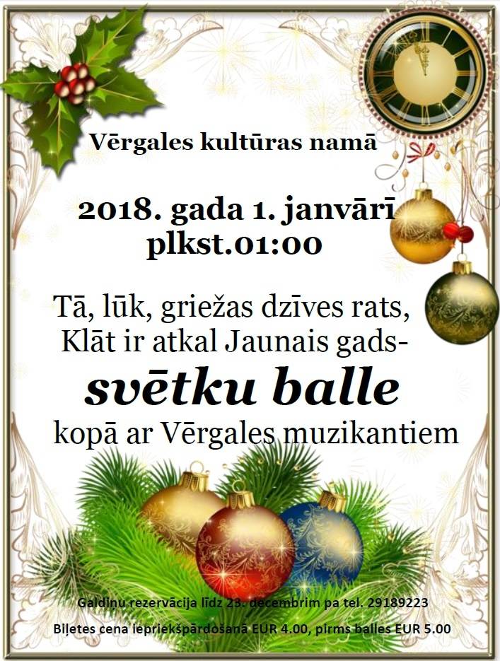 Svētku balle Vērgalē