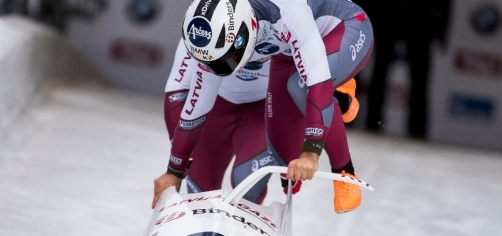 Ķibermanis un Miknis izcīna ceturto vietu PK posmā; Latvija tikpat kā zaudē cerības OS startēt ar trim divniekiem