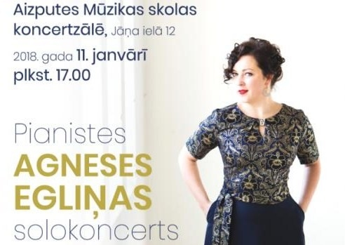 Pianistes Agneses Egliņas solokoncerts