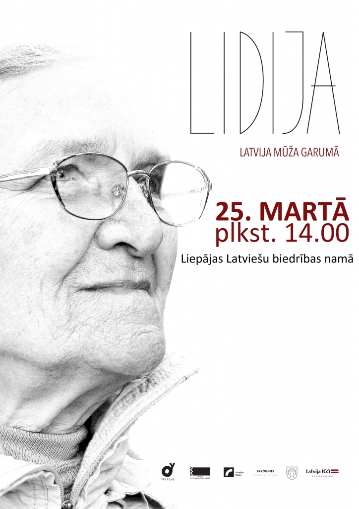 Liepājā izrādīs dokumentālo filmu par Lidiju Lasmani–Doroņinu