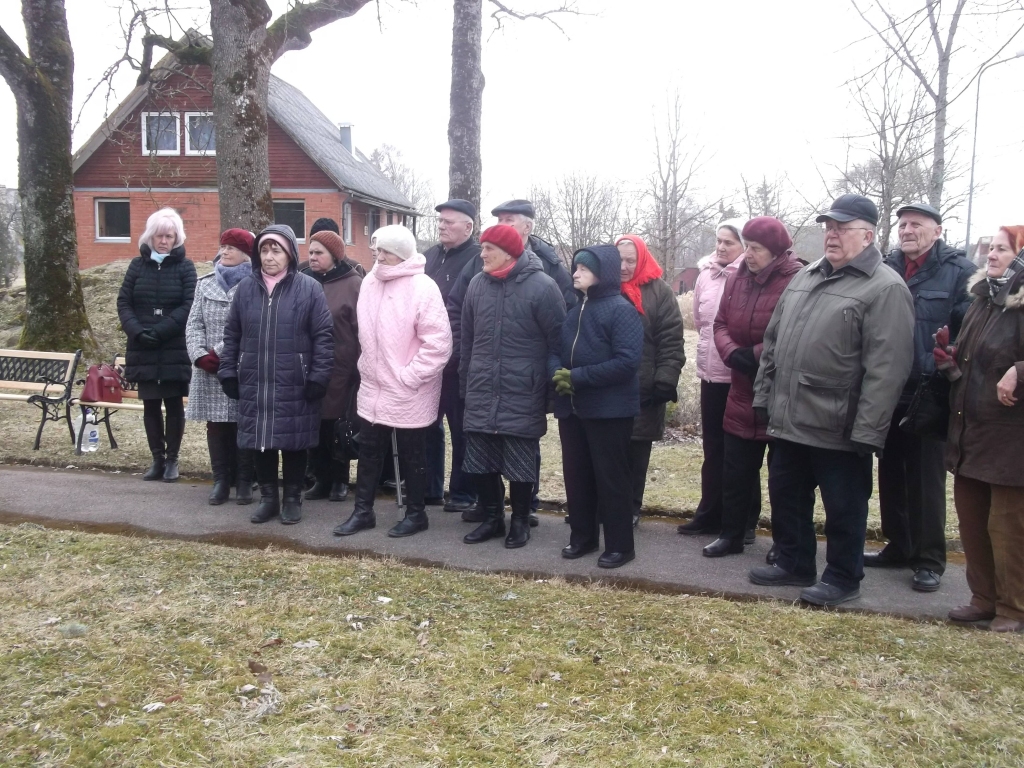 FOTO: Komunistiskā genocīda upuru piemiņas diena Vaiņodes novadā