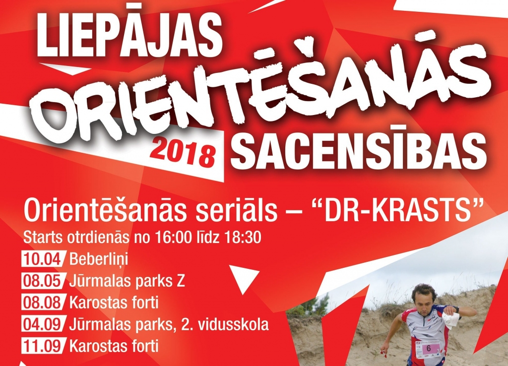 Otrdien Liepājā aizsāks orientēšanas sporta sacensību seriālu