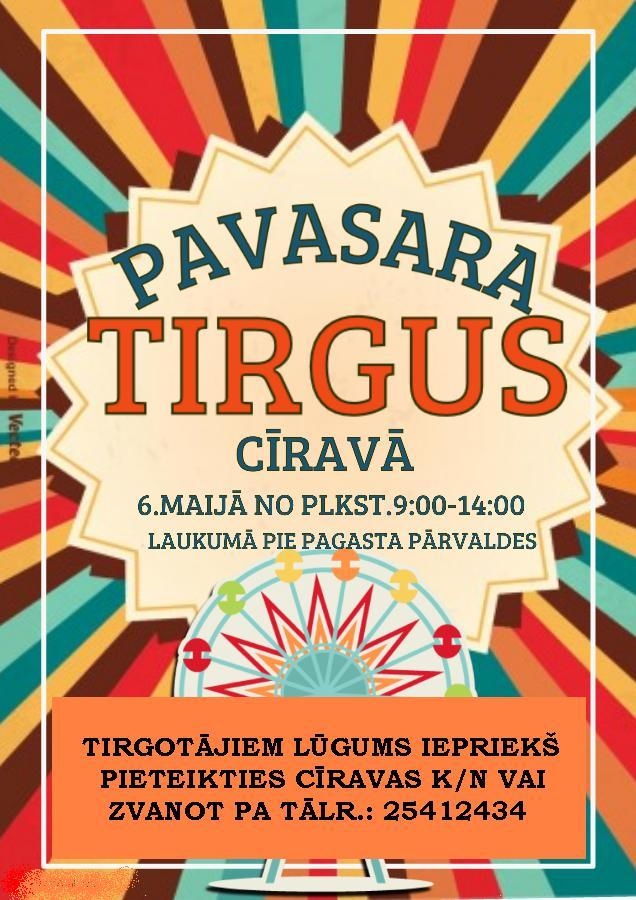 Pavasara tirgus Cīravā