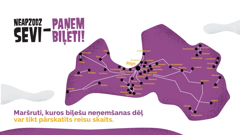 Iedzīvotājus aicina ziņot par neizsniegtām biļetēm autobusā vai cita veida pārkāpumiem