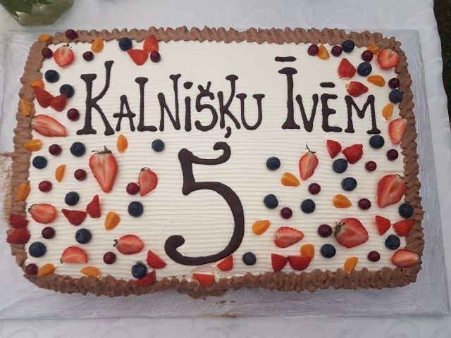 Atzīmēta biedrības "Kalnišķu īves" 5 gadu jubileja