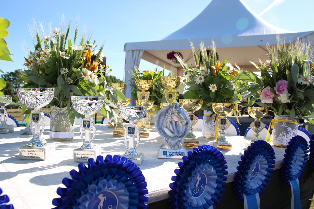 FOTO: Durbes novada kausa izcīņa jāšanas sportā