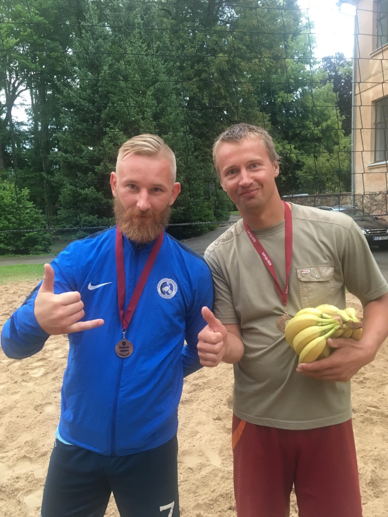 Trīs posmos noskaidro uzvarētājus pludmales volejbola sacensībās "Gavieze 2018"