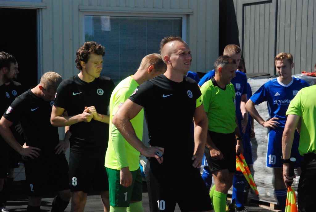 "Grobiņas SC" futbolisti zaudē "Smiltenei/BJSS"