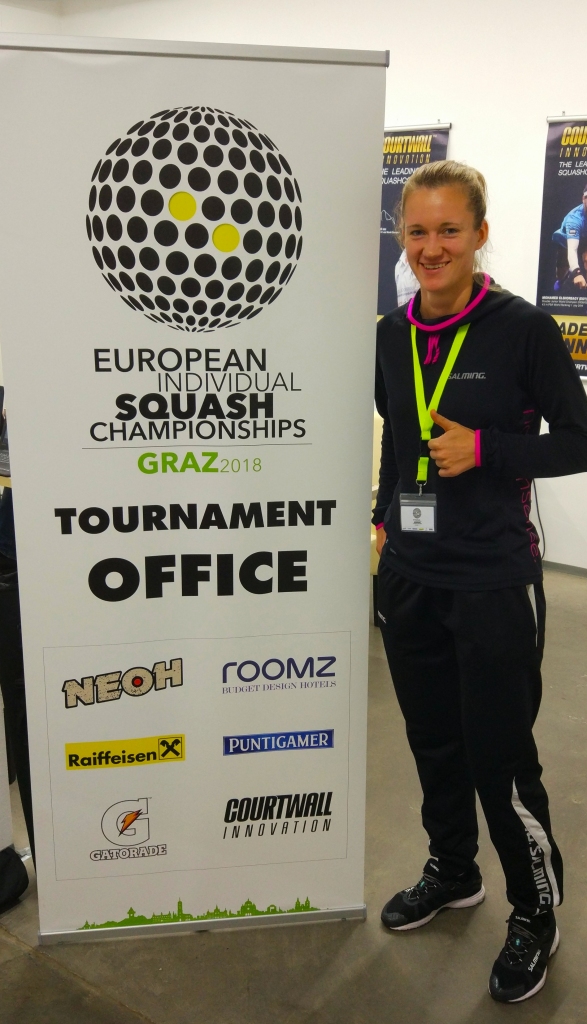 Skvoša sezonu iesāk ar astoto vietu Eiropas čempionātā