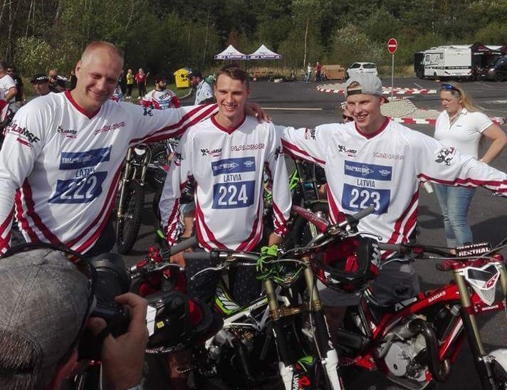 Grobiņnieki Latvijas izlasē uzsāk cīņu Pasaules kausā triālā