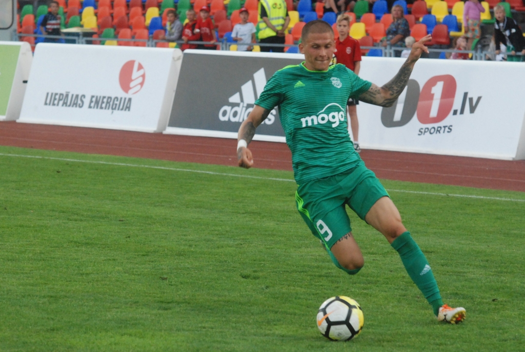 RFS futbolisti virslīgas mačā zaudē "Liepāja"/"Mogo" komandai, samazinot izredzes uz čempionu titulu