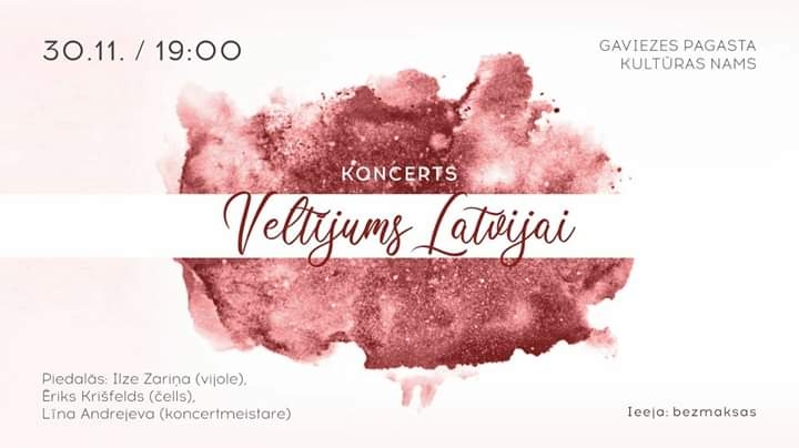 Koncerts par godu Latvijas simtgadei