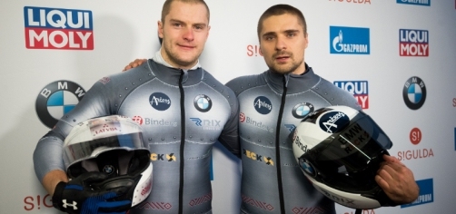 Ķibermanis un Miknis turpina spīdēt - Altenbergā bronza!