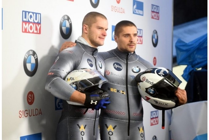 Ķibermanis kopā ar Mikni izcīna trešo vietu Pasaules kausa posmā Īglsā