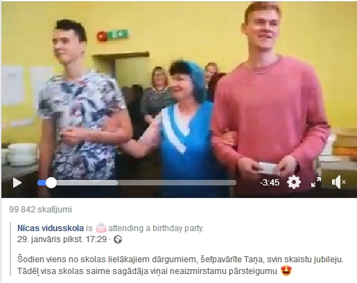 Nīcas pavāres sveikšana gūst milzu ievērību