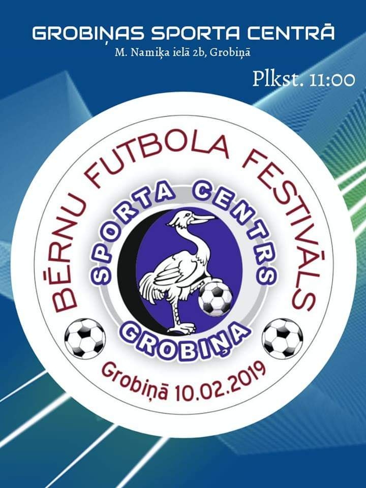 Grobiņā notiks bērnu futbola festivāls