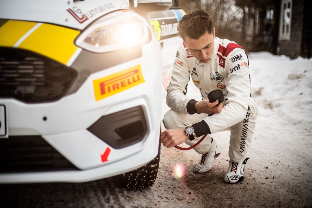 Seskam pirms Zviedrijas rallija pēdējās dienas septītā vieta WRC posma junioru klasē