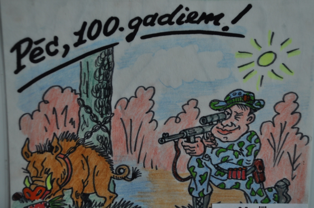 Karikatūras par pagātni un nākotni